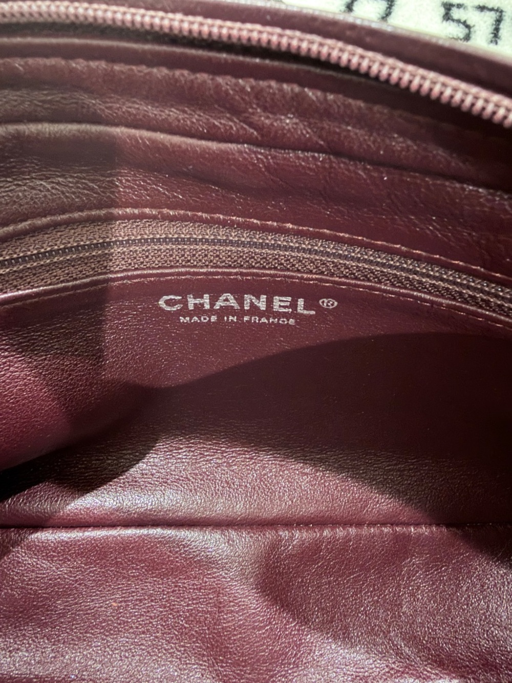 Vintage Chanel Camera Bag in a Rich Burgundy Quilted Lambskin Shoulder Bag - Picture 7 of 14